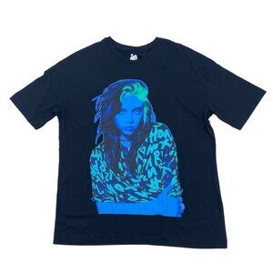 Billie Eilish Concert Press Photo T-shirt Black NO SIZE TAG